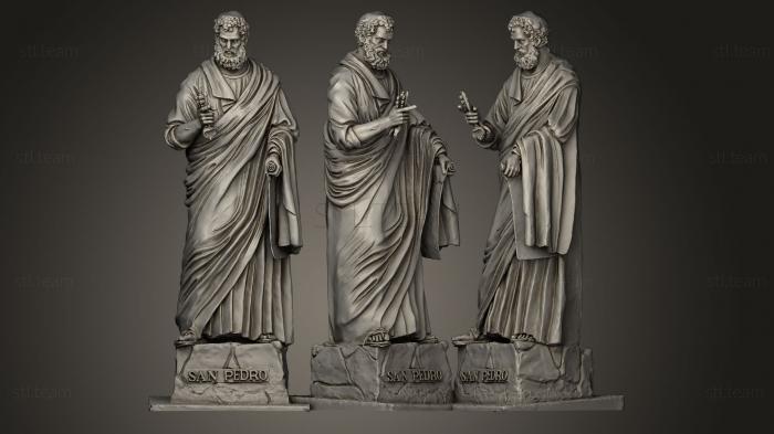 3D модель Статуя Святого Петра (STL)